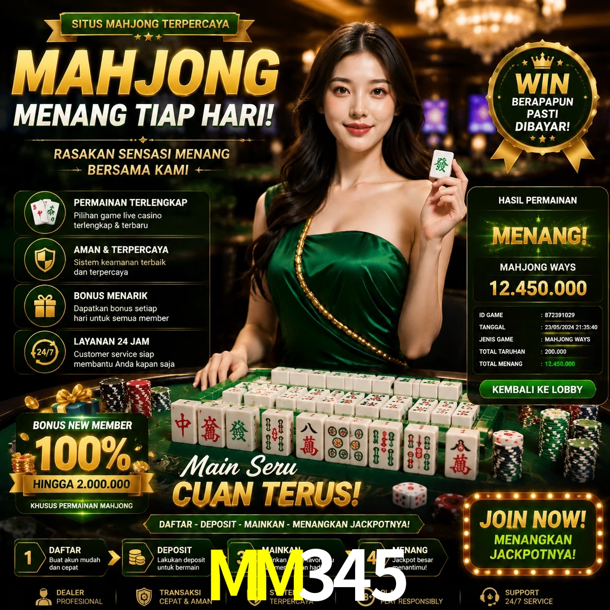 Cashback VIP MM345 - reembolso semanal